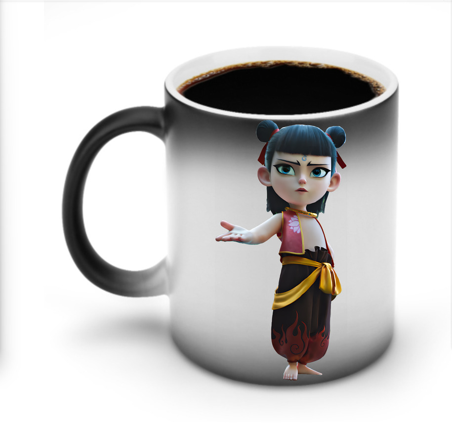（画像用） Ne Zha 2 ナタ 魔童の大暴れ 温度変色マグカップ