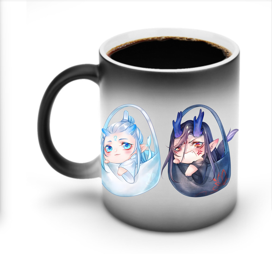 （画像用） Ne Zha 2 ナタ 魔童の大暴れ 温度変色マグカップ