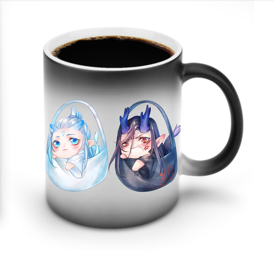 （画像用） Ne Zha 2 ナタ 魔童の大暴れ 温度変色マグカップ