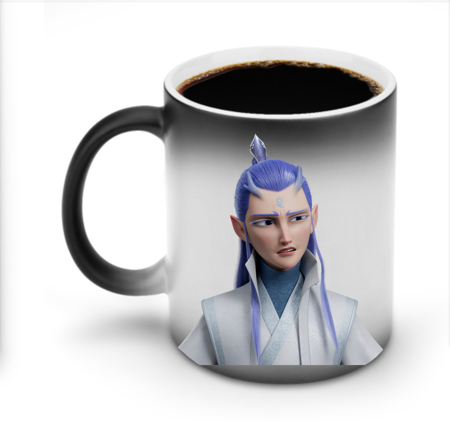 （画像用） Ne Zha 2 ナタ 魔童の大暴れ 温度変色マグカップ