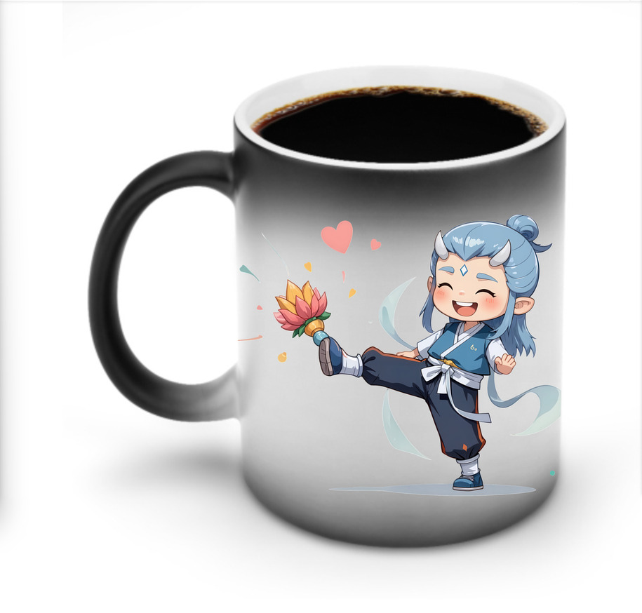 （画像用） Ne Zha 2 ナタ 魔童の大暴れ 温度変色マグカップ