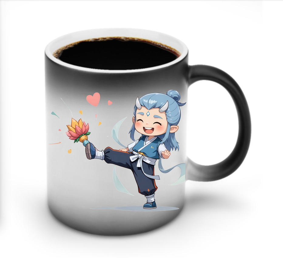 （画像用） Ne Zha 2 ナタ 魔童の大暴れ 温度変色マグカップ
