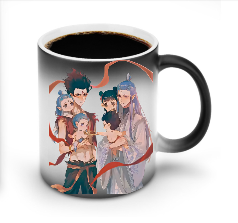 （画像用） Ne Zha 2 ナタ 魔童の大暴れ 温度変色マグカップ