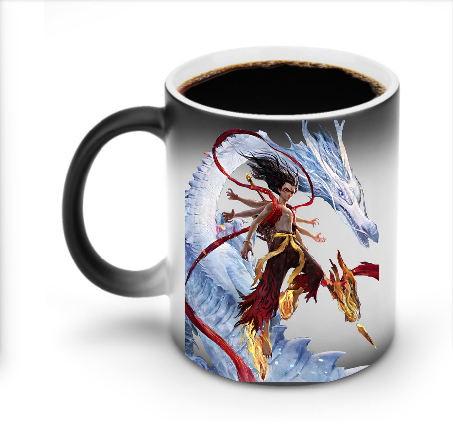 （画像用） Ne Zha 2 ナタ 魔童の大暴れ 温度変色マグカップ
