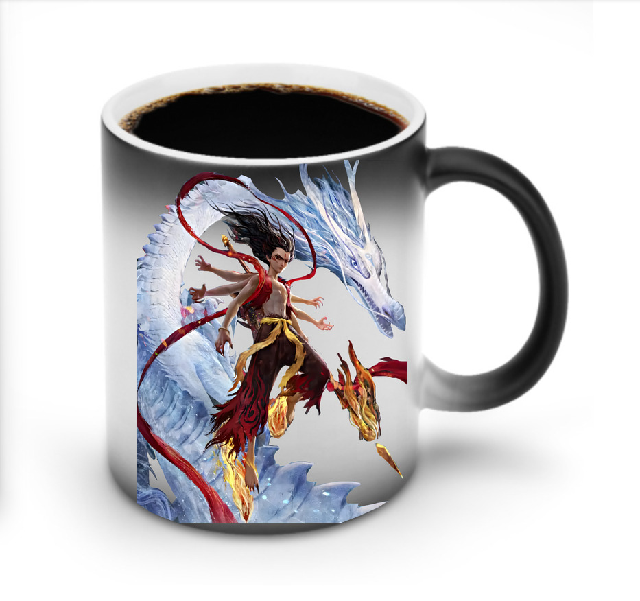 （画像用） Ne Zha 2 ナタ 魔童の大暴れ 温度変色マグカップ