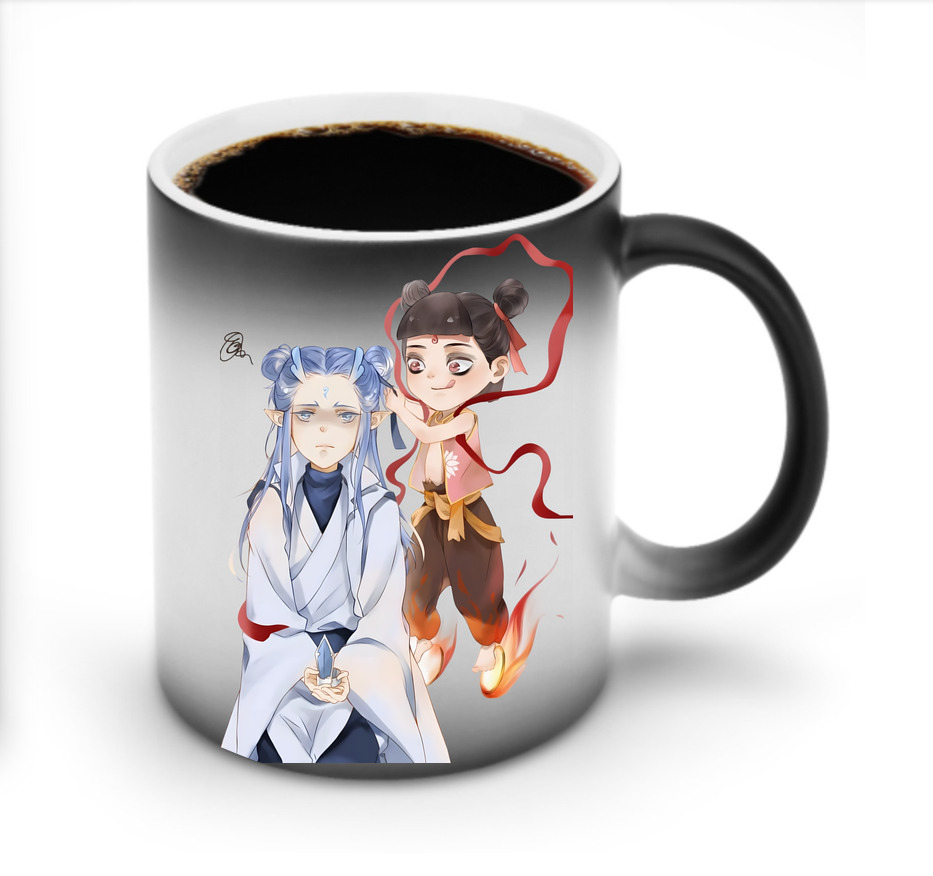 （画像用） Ne Zha 2 ナタ 魔童の大暴れ 温度変色マグカップ