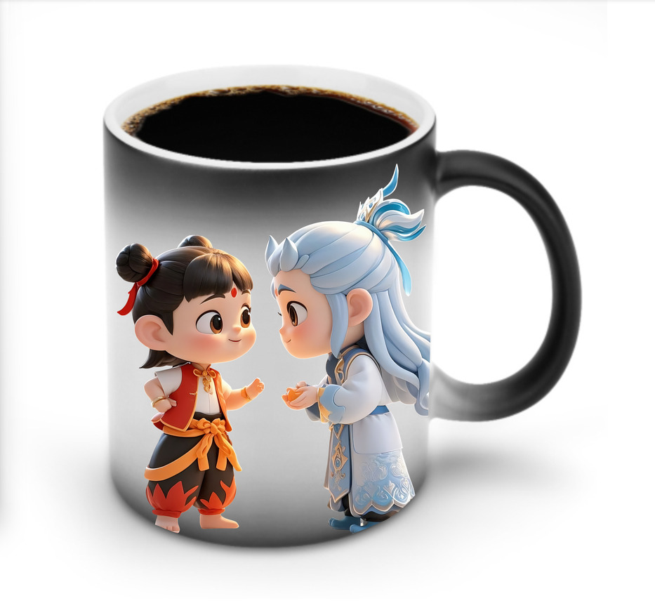 （画像用） Ne Zha 2 ナタ 魔童の大暴れ 温度変色マグカップ