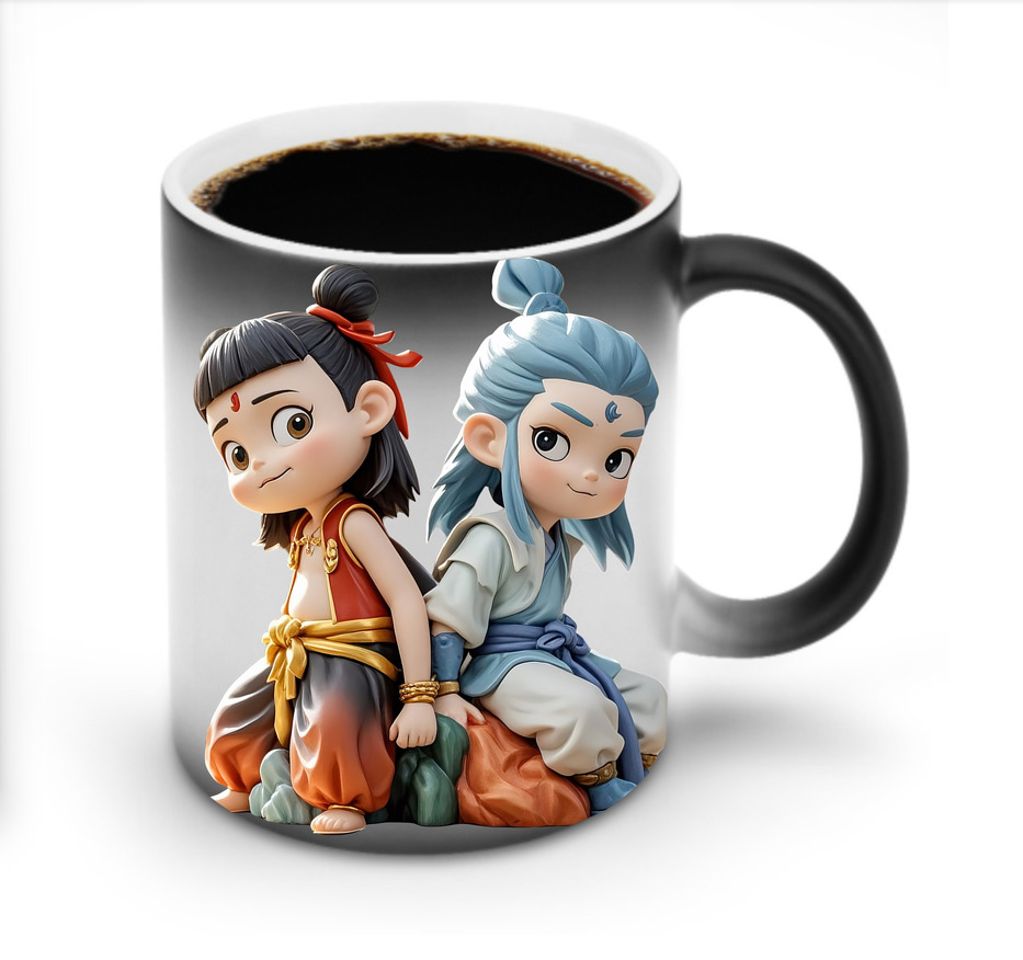 （画像用） Ne Zha 2 ナタ 魔童の大暴れ 温度変色マグカップ
