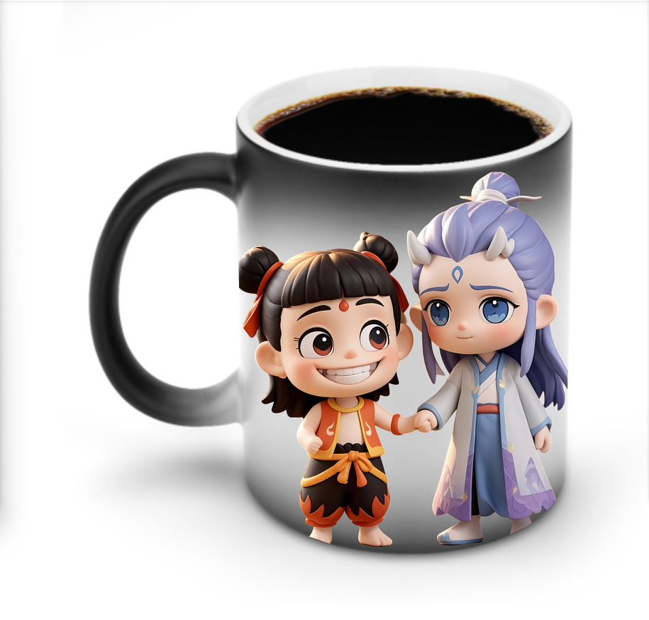 （画像用） Ne Zha 2 ナタ 魔童の大暴れ 温度変色マグカップ