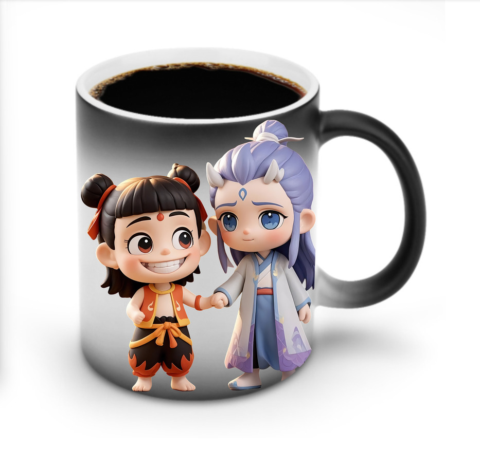 （画像用） Ne Zha 2 ナタ 魔童の大暴れ 温度変色マグカップ