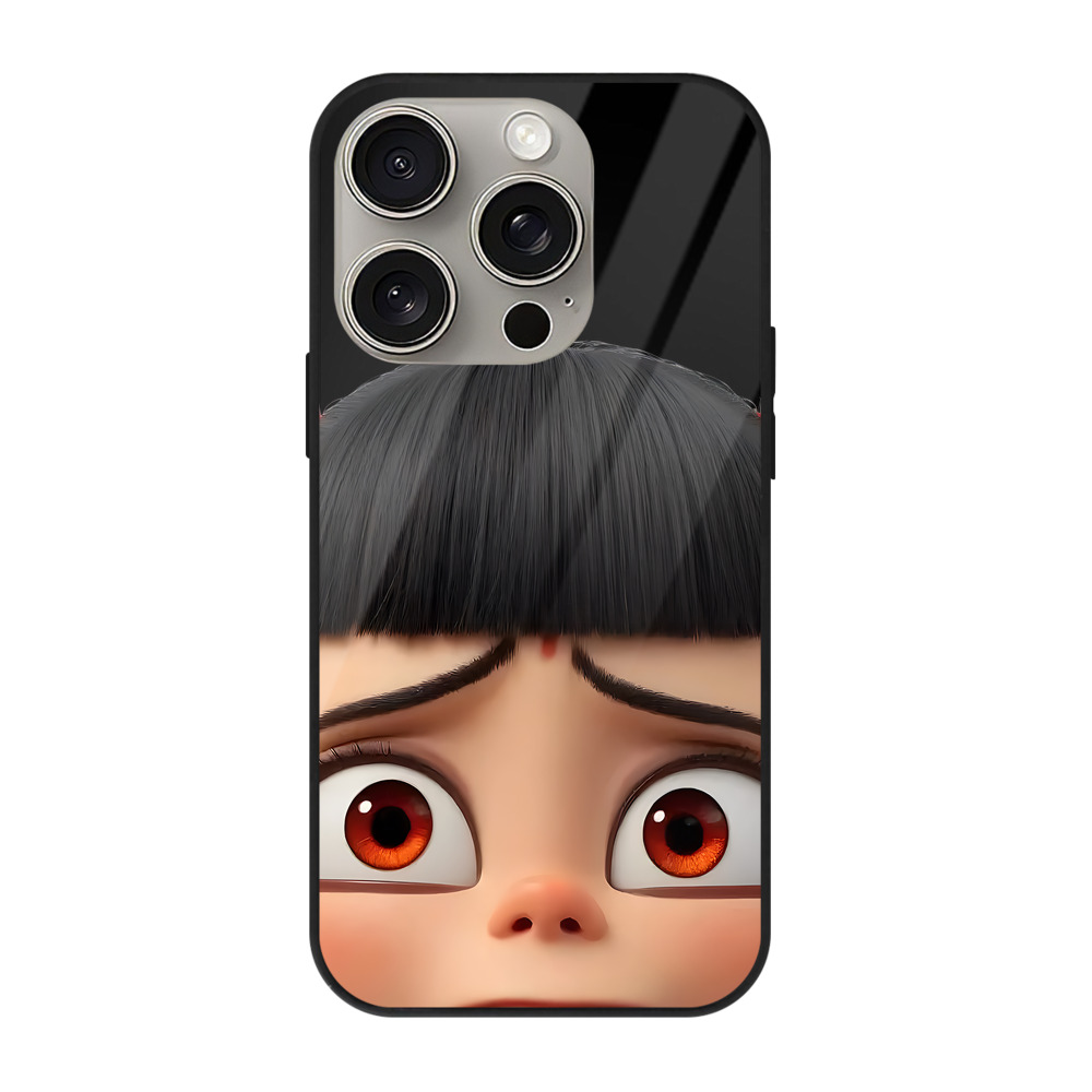 （画像用） Ne Zha 2 ナタ 魔童の大暴れ 【iPhone15Pro対応】スマホケース 耐衝撃＆黄変防止 背面ガラス