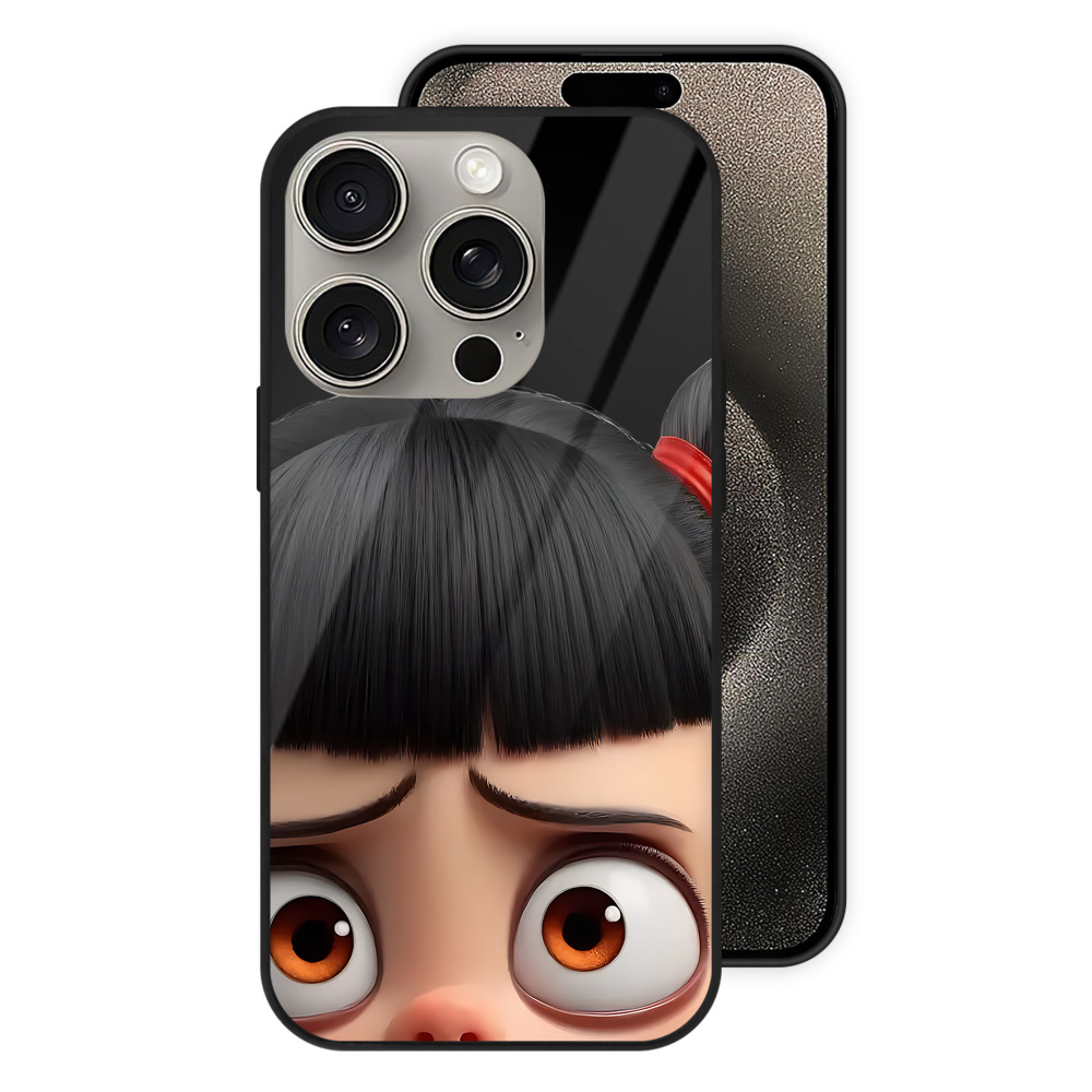 （画像用） Ne Zha 2 ナタ 魔童の大暴れ 【iPhone15Pro対応】スマホケース 耐衝撃＆黄変防止 背面ガラス