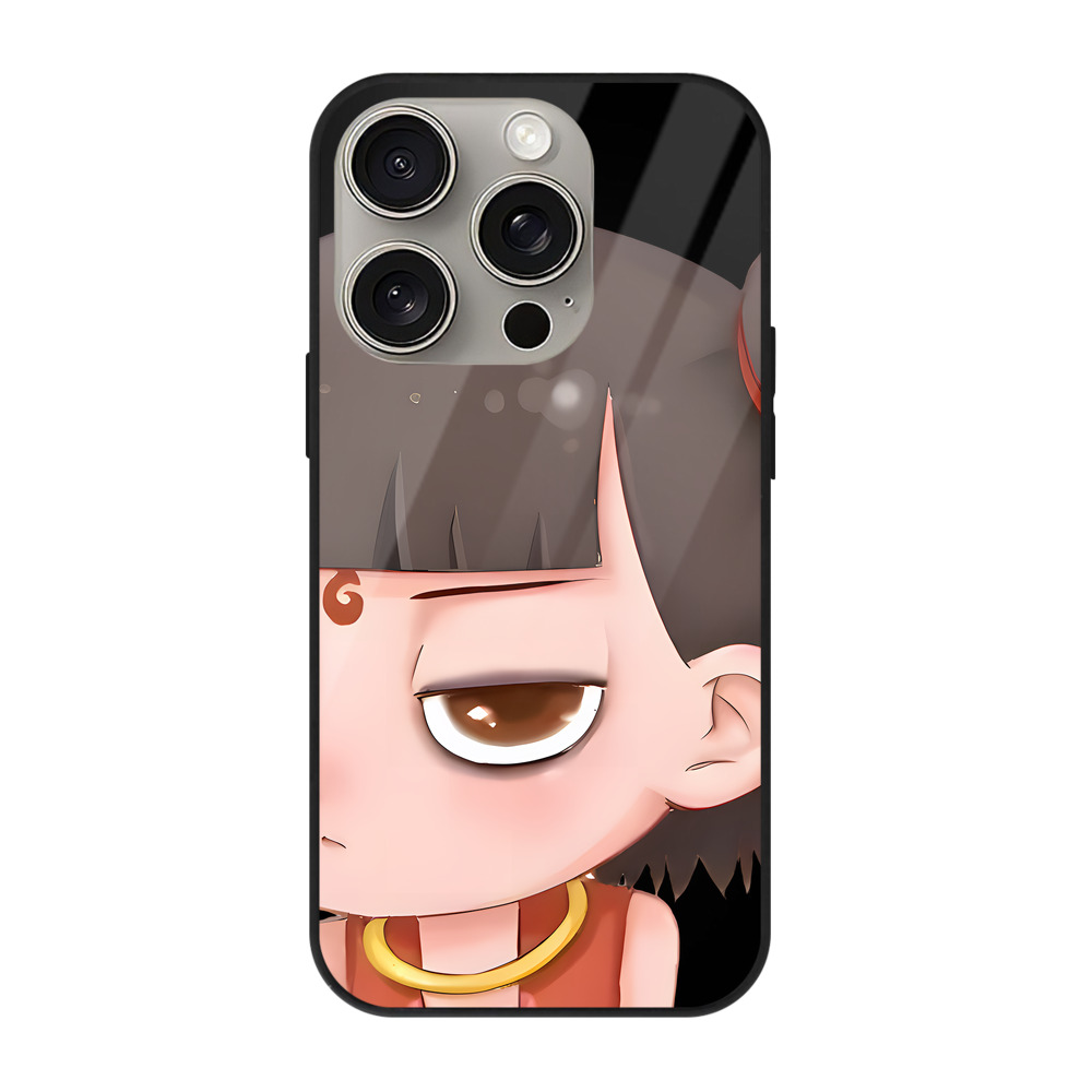（画像用） Ne Zha 2 ナタ 魔童の大暴れ 【iPhone15Pro対応】スマホケース 耐衝撃＆黄変防止 背面ガラス
