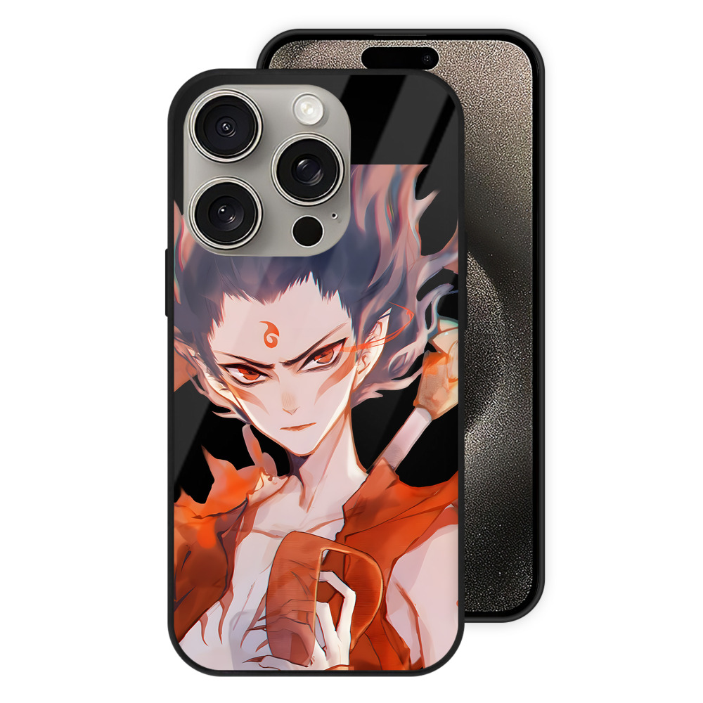 （画像用） Ne Zha 2 ナタ 魔童の大暴れ 【iPhone15Pro対応】スマホケース 耐衝撃＆黄変防止 背面ガラス