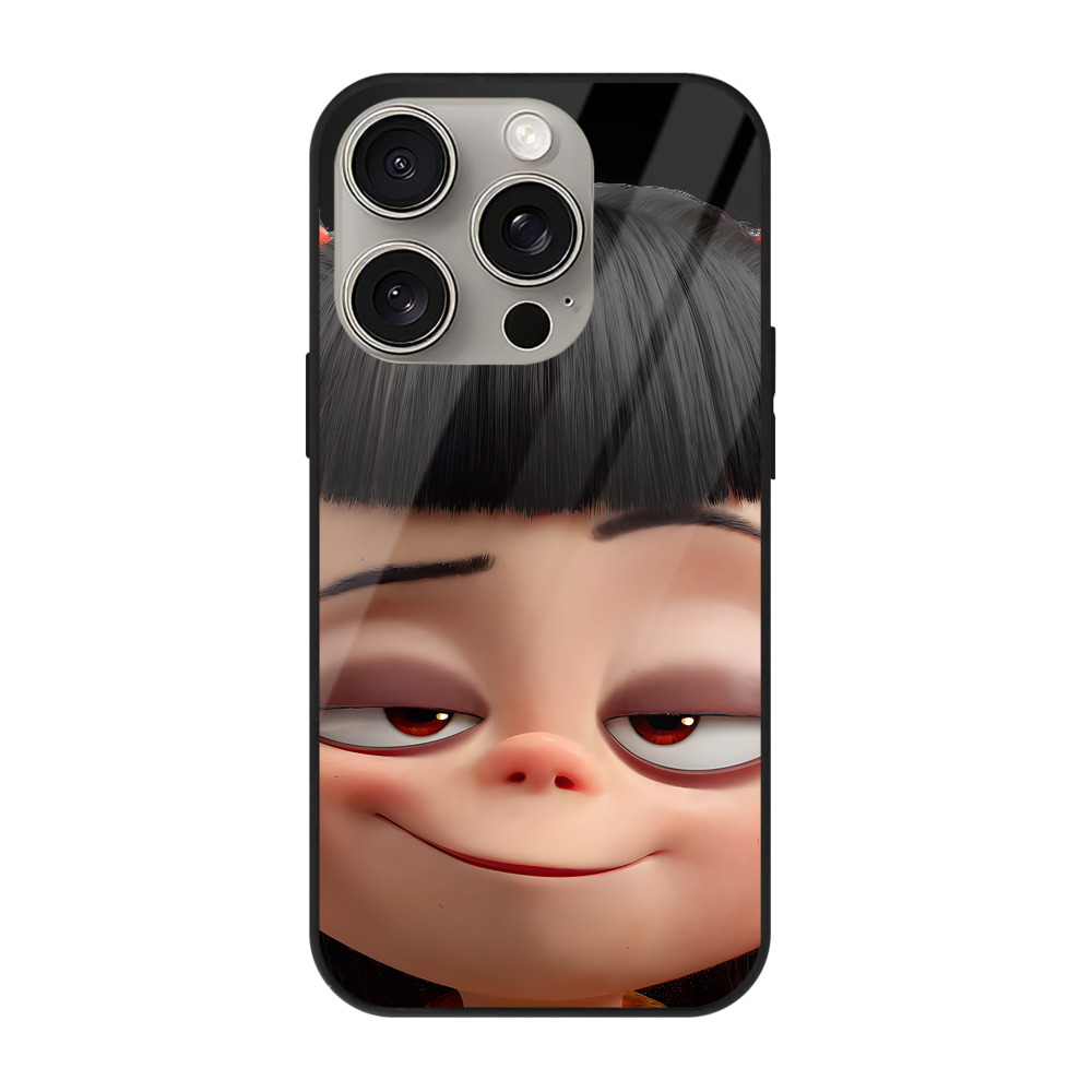 （画像用） Ne Zha 2 ナタ 魔童の大暴れ 【iPhone15Pro対応】スマホケース 耐衝撃＆黄変防止 背面ガラス