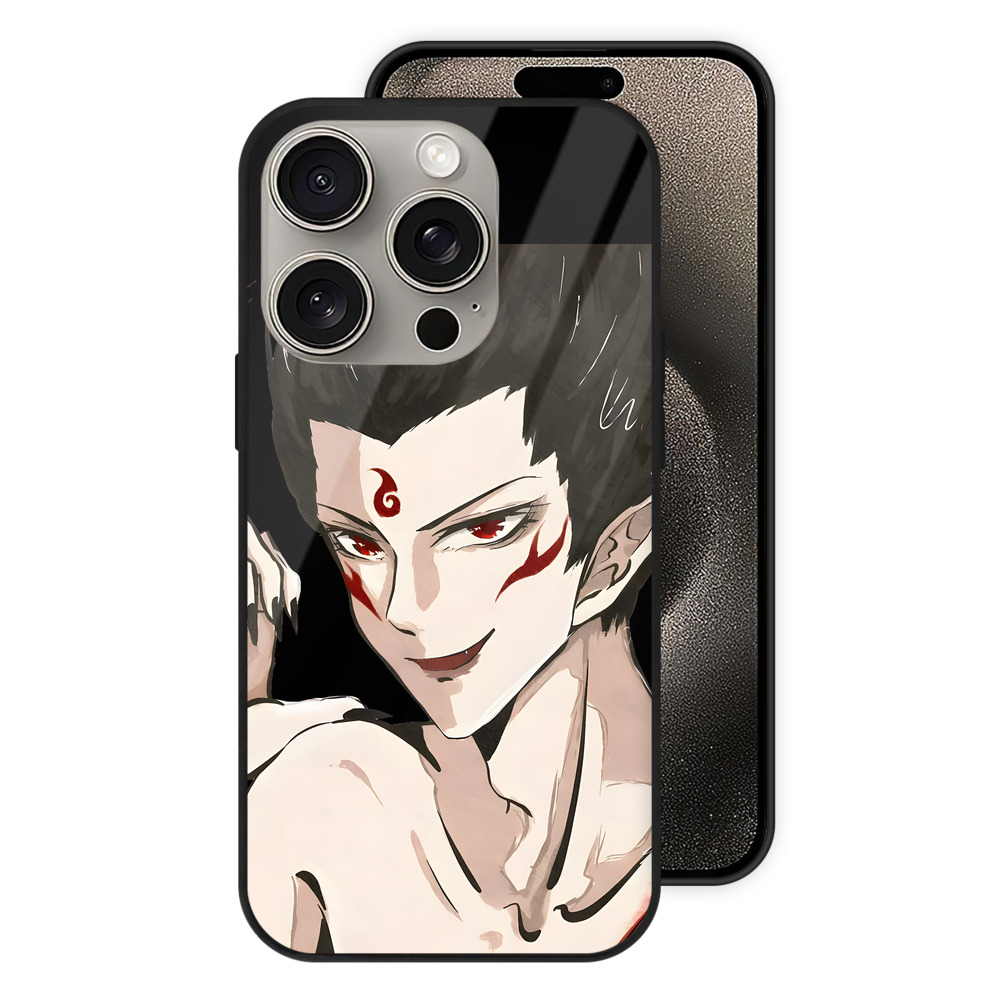 （画像用） Ne Zha 2 ナタ 魔童の大暴れ 【iPhone15Pro対応】スマホケース 耐衝撃＆黄変防止 背面ガラス