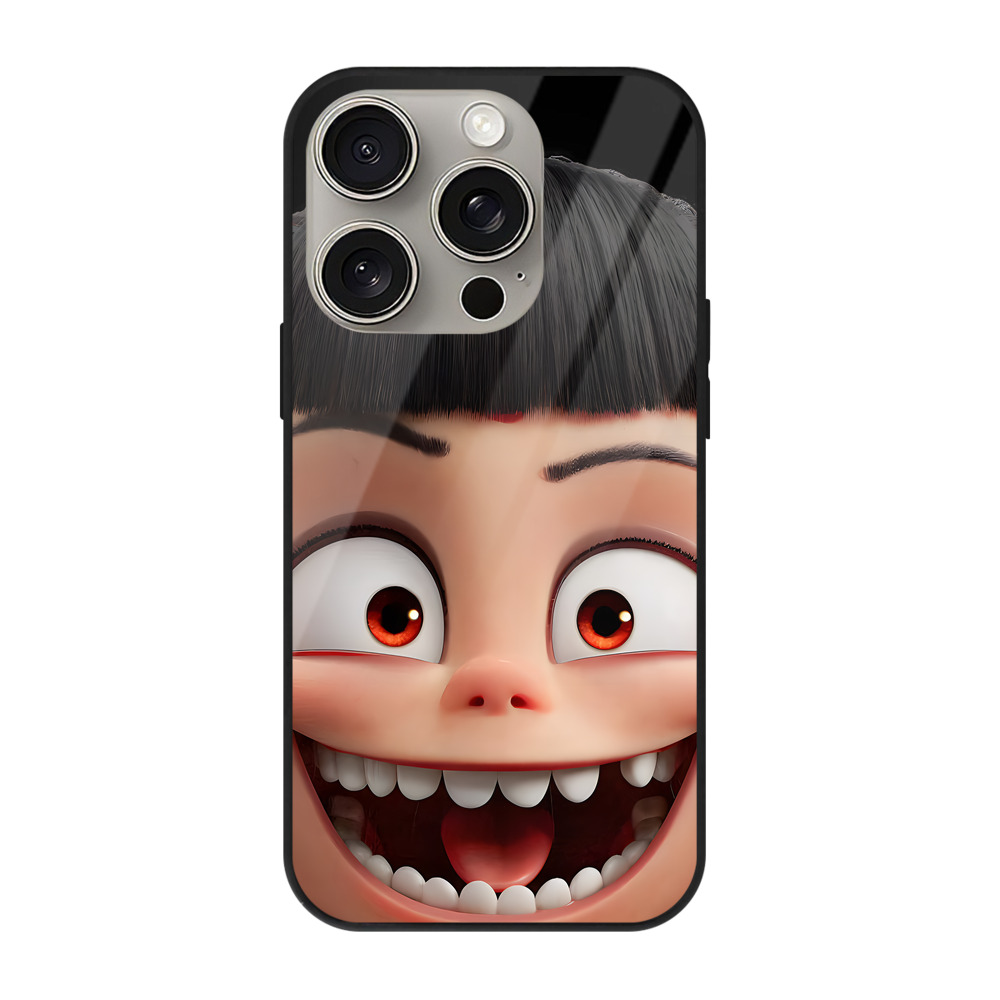 （画像用） Ne Zha 2 ナタ 魔童の大暴れ 【iPhone15Pro対応】スマホケース 耐衝撃＆黄変防止 背面ガラス