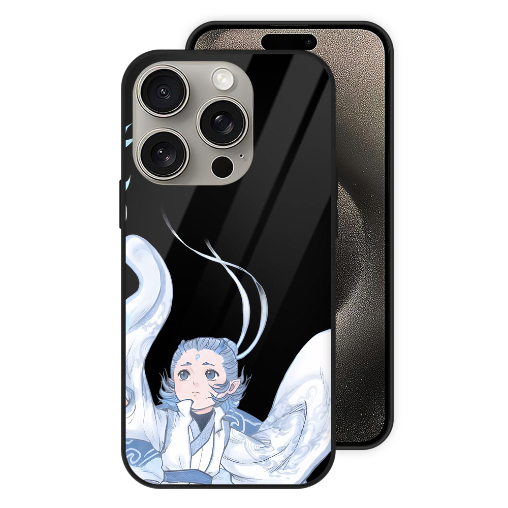 （画像用） Ne Zha 2 ナタ 魔童の大暴れ 【iPhone15Pro対応】スマホケース 耐衝撃＆黄変防止 背面ガラス
