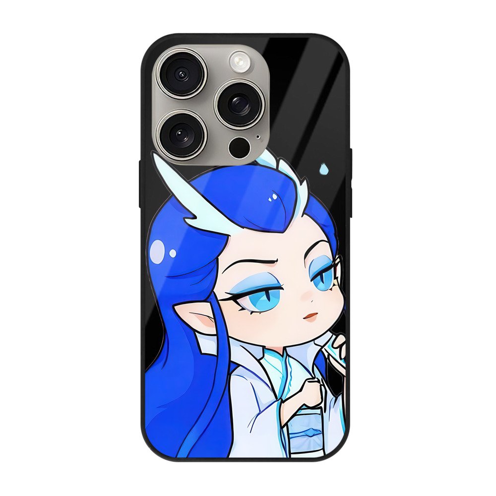 （画像用） Ne Zha 2 ナタ 魔童の大暴れ 【iPhone15Pro対応】スマホケース 耐衝撃＆黄変防止 背面ガラス