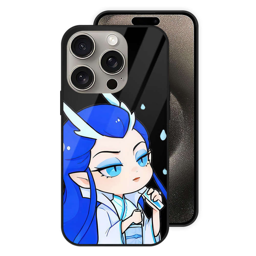 （画像用） Ne Zha 2 ナタ 魔童の大暴れ 【iPhone15Pro対応】スマホケース 耐衝撃＆黄変防止 背面ガラス