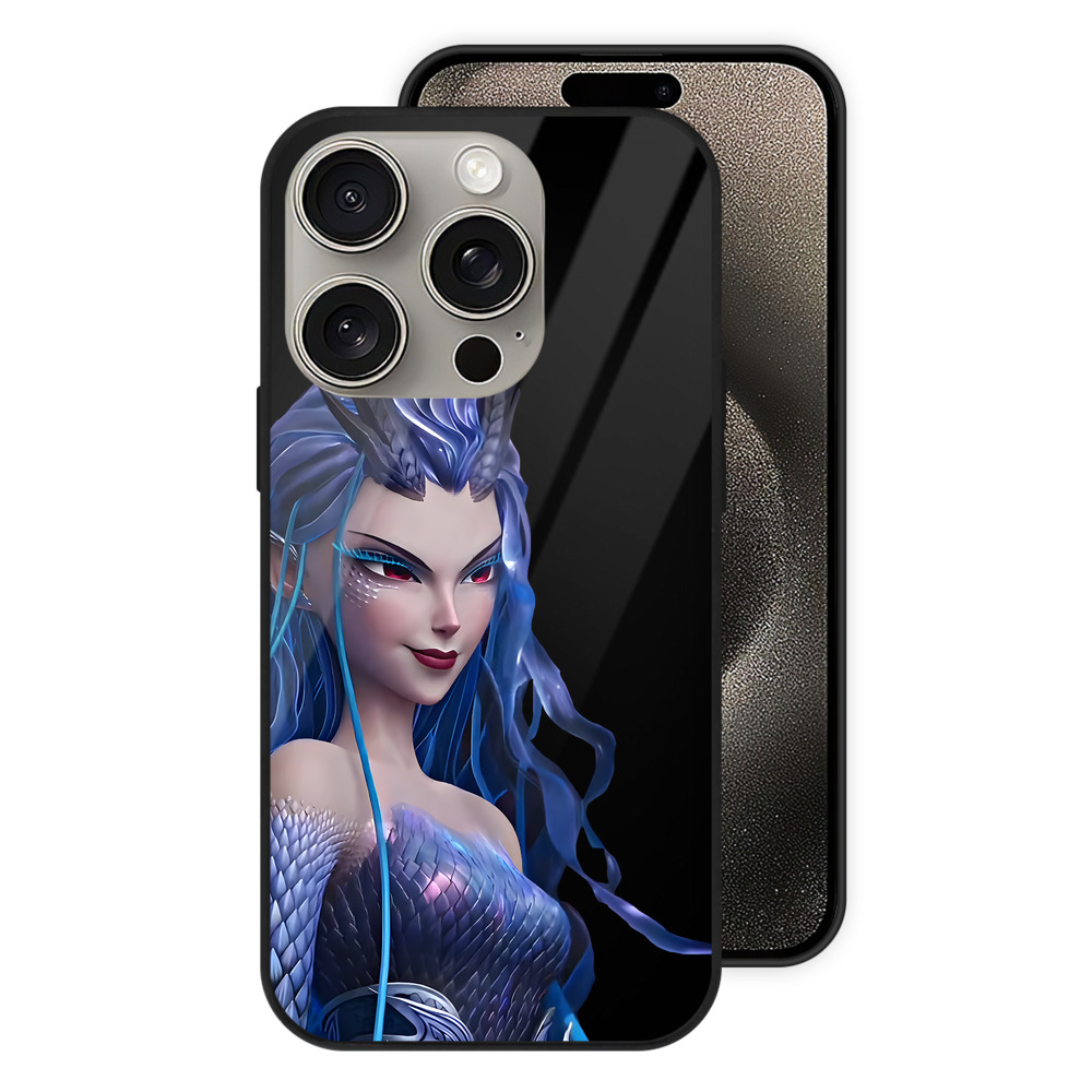 （画像用） Ne Zha 2 ナタ 魔童の大暴れ 【iPhone15Pro対応】スマホケース 耐衝撃＆黄変防止 背面ガラス