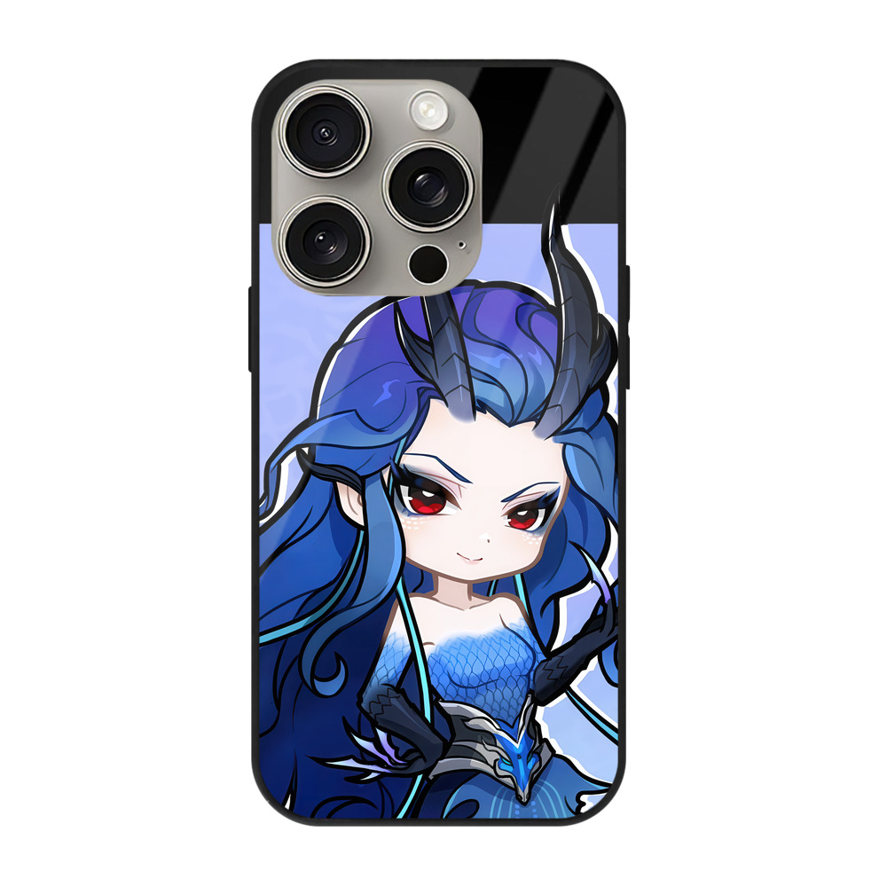 （画像用） Ne Zha 2 ナタ 魔童の大暴れ 【iPhone15Pro対応】スマホケース 耐衝撃＆黄変防止 背面ガラス