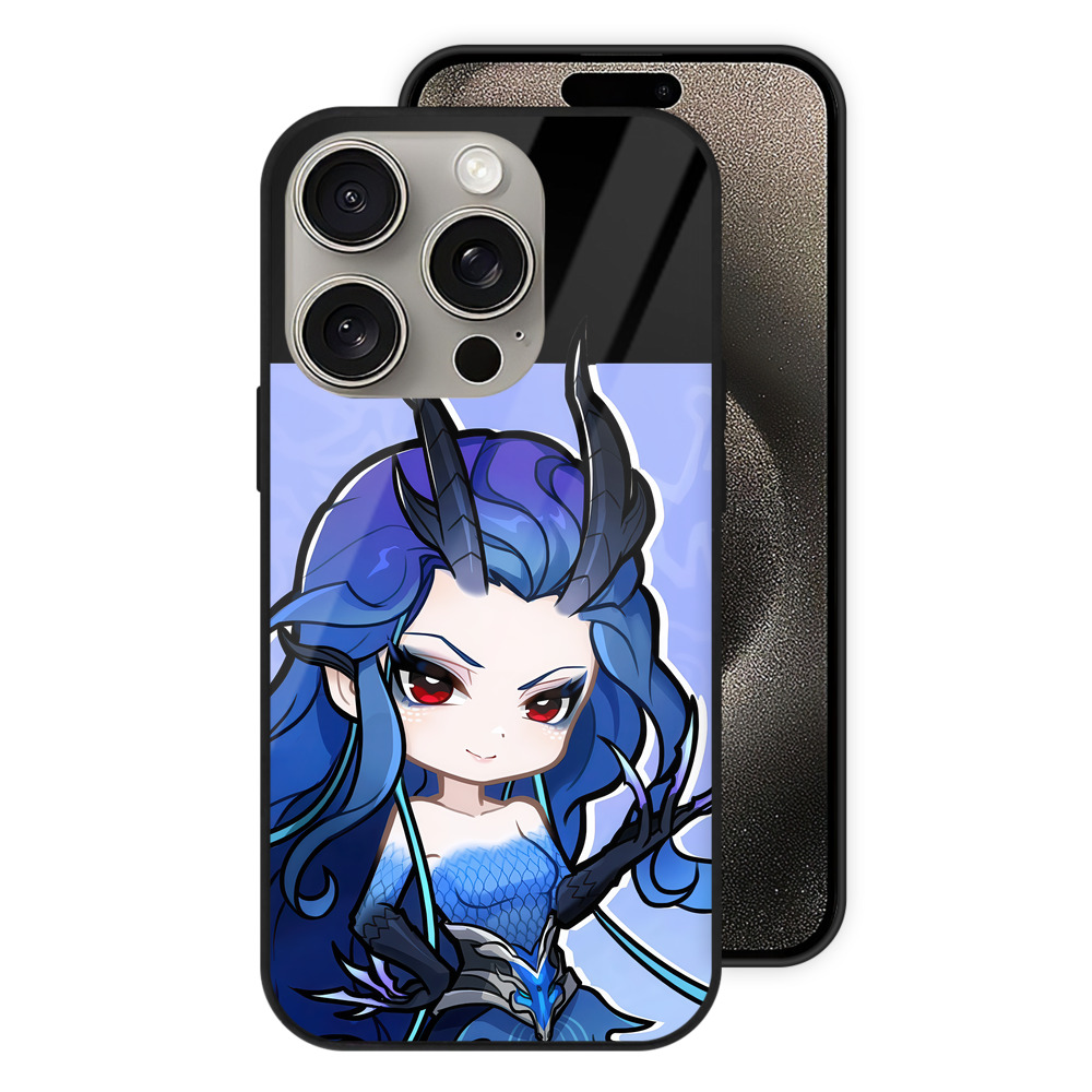 （画像用） Ne Zha 2 ナタ 魔童の大暴れ 【iPhone15Pro対応】スマホケース 耐衝撃＆黄変防止 背面ガラス