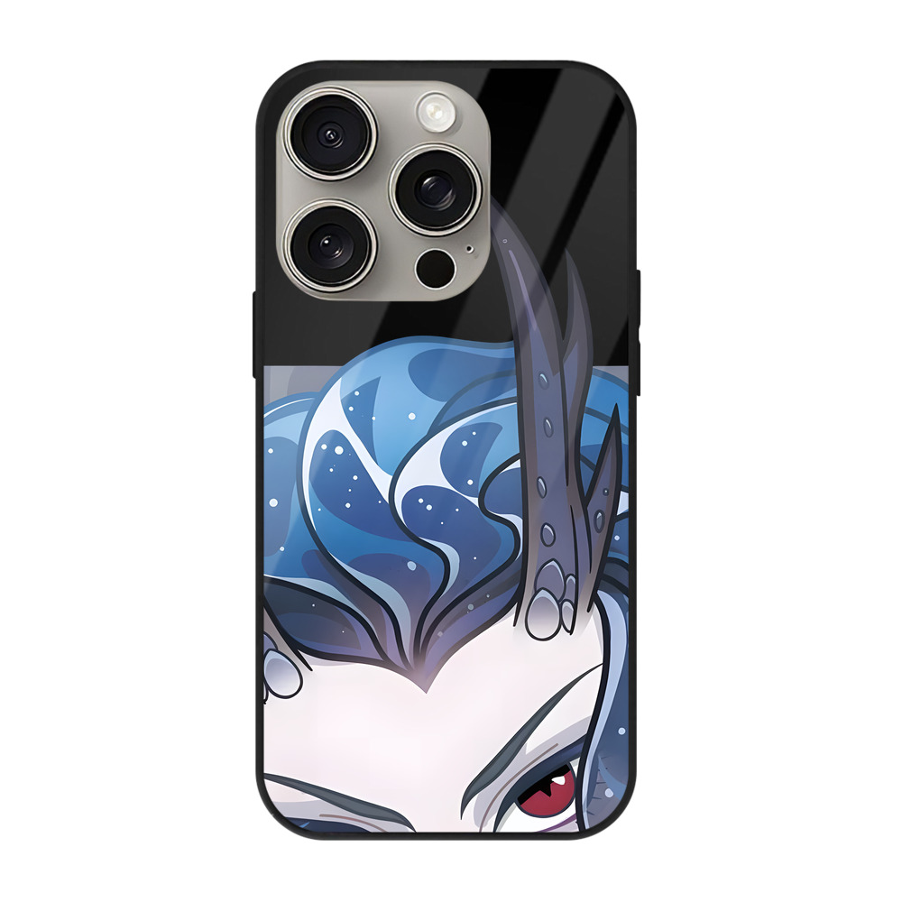 （画像用） Ne Zha 2 ナタ 魔童の大暴れ 【iPhone15Pro対応】スマホケース 耐衝撃＆黄変防止 背面ガラス