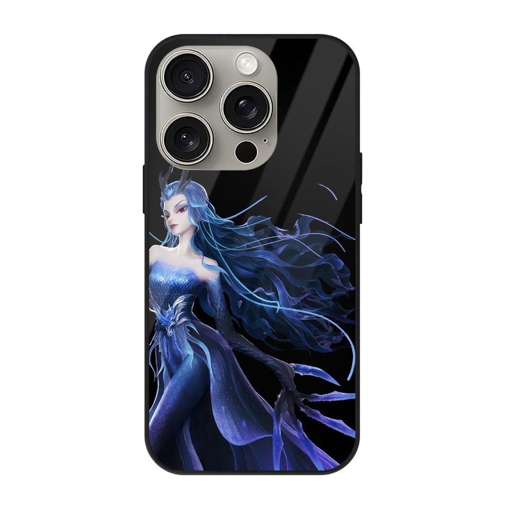 （画像用） Ne Zha 2 ナタ 魔童の大暴れ 【iPhone15Pro対応】スマホケース 耐衝撃＆黄変防止 背面ガラス