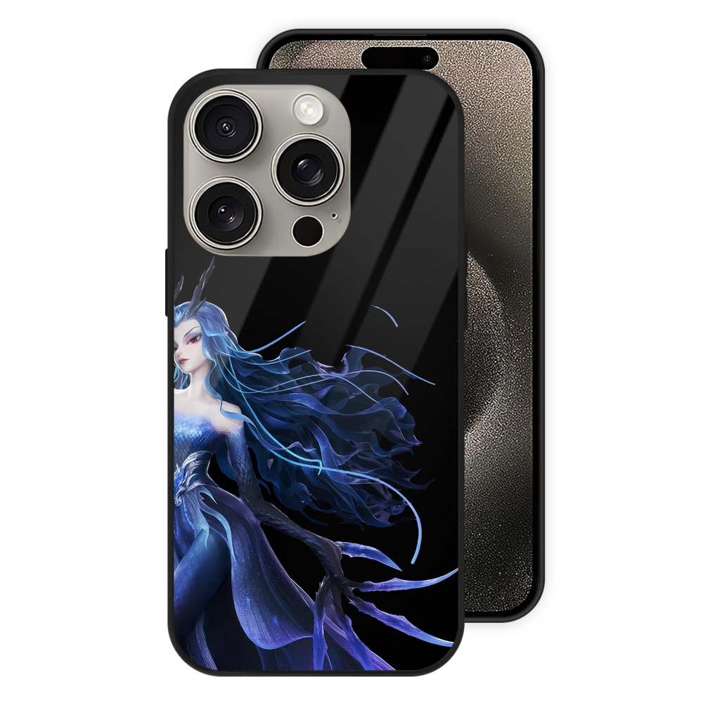 （画像用） Ne Zha 2 ナタ 魔童の大暴れ 【iPhone15Pro対応】スマホケース 耐衝撃＆黄変防止 背面ガラス