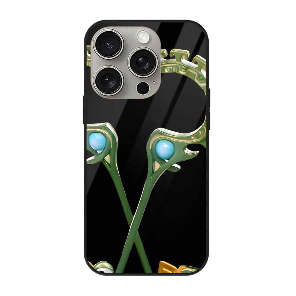 （画像用） Ne Zha 2 ナタ 魔童の大暴れ 【iPhone15Pro対応】スマホケース 耐衝撃＆黄変防止 背面ガラス
