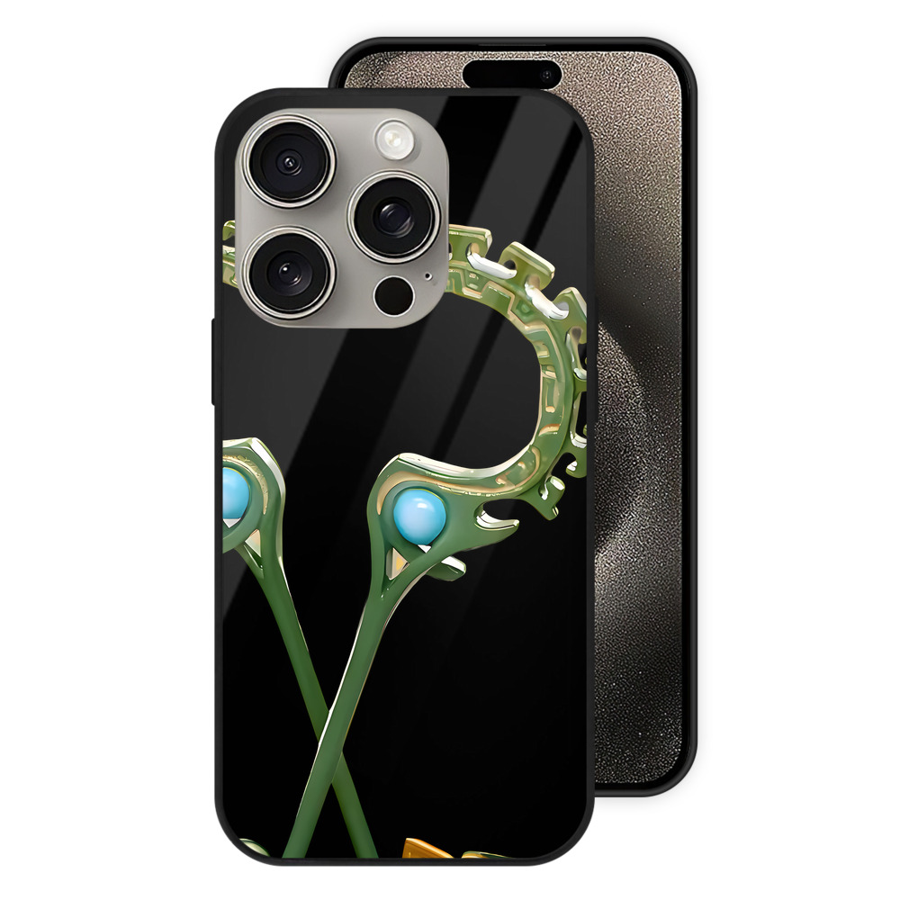 （画像用） Ne Zha 2 ナタ 魔童の大暴れ 【iPhone15Pro対応】スマホケース 耐衝撃＆黄変防止 背面ガラス