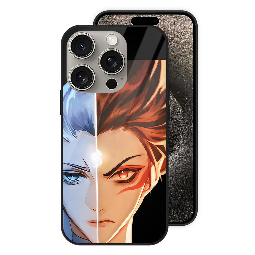 （画像用） Ne Zha 2 ナタ 魔童の大暴れ 【iPhone15Pro対応】スマホケース 耐衝撃＆黄変防止 背面ガラス