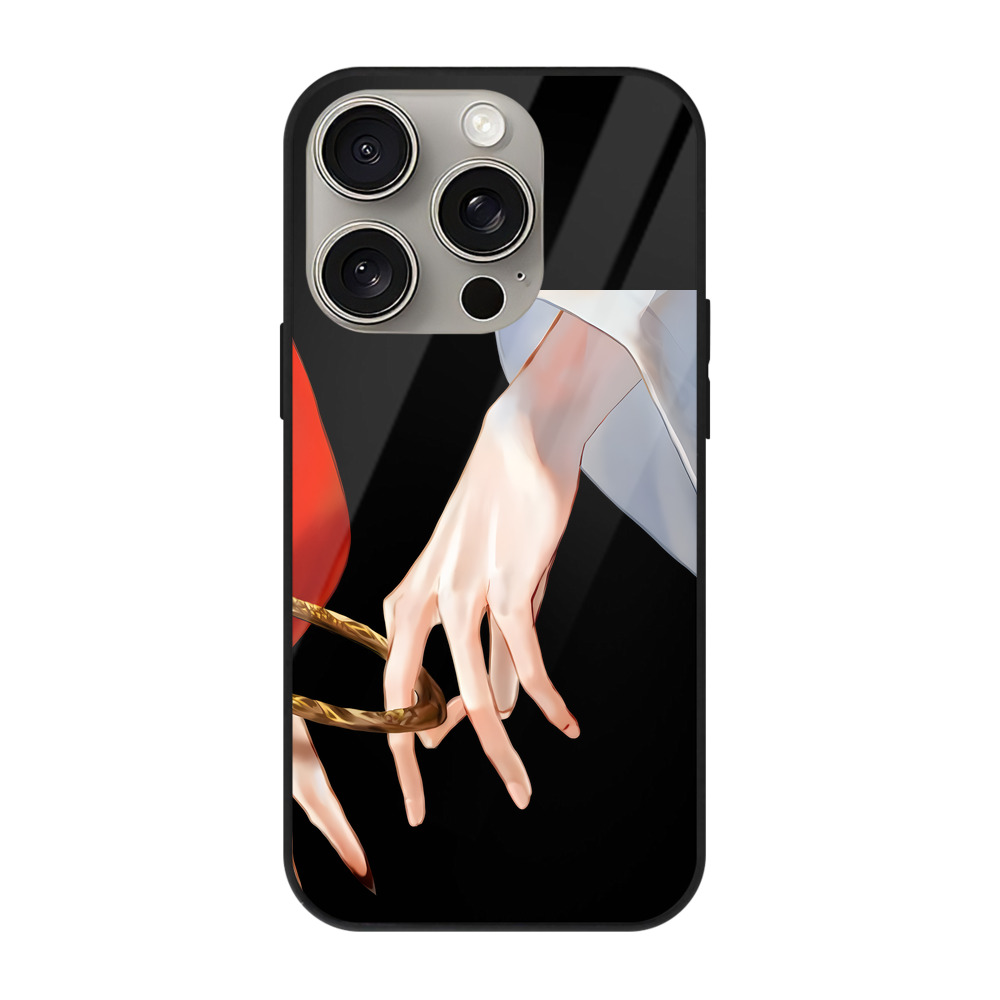 （画像用） Ne Zha 2 ナタ 魔童の大暴れ 【iPhone15Pro対応】スマホケース 耐衝撃＆黄変防止 背面ガラス