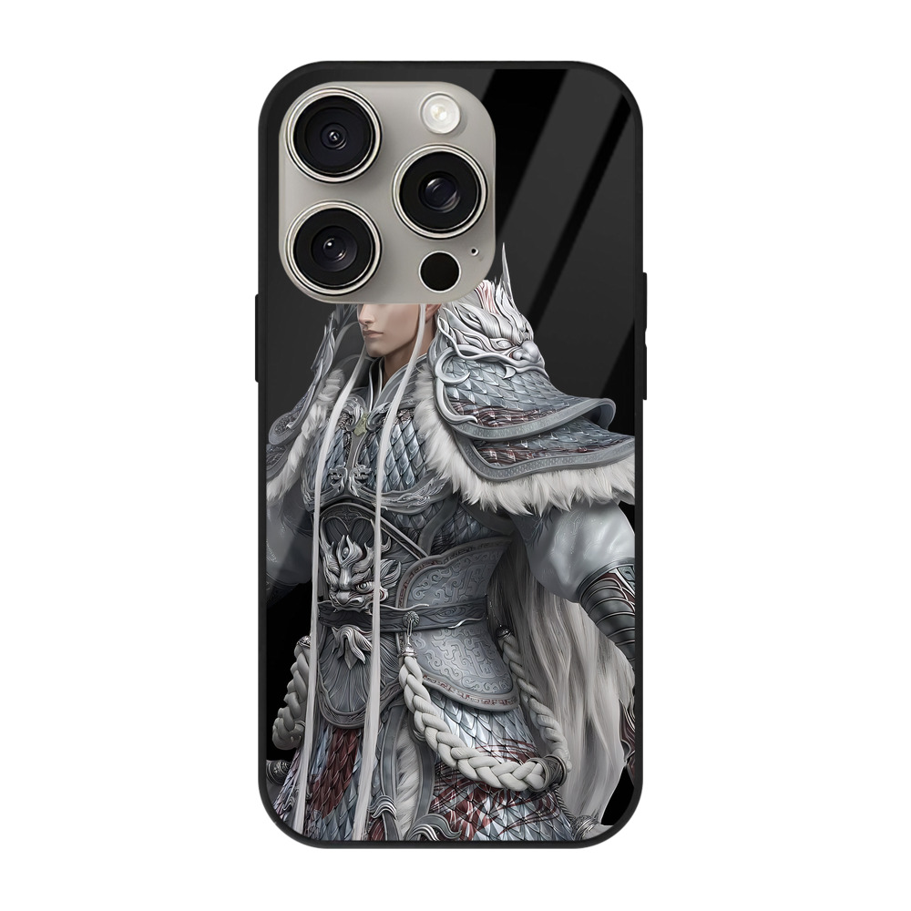 （画像用） Ne Zha 2 ナタ 魔童の大暴れ 【iPhone15Pro対応】スマホケース 耐衝撃＆黄変防止 背面ガラス