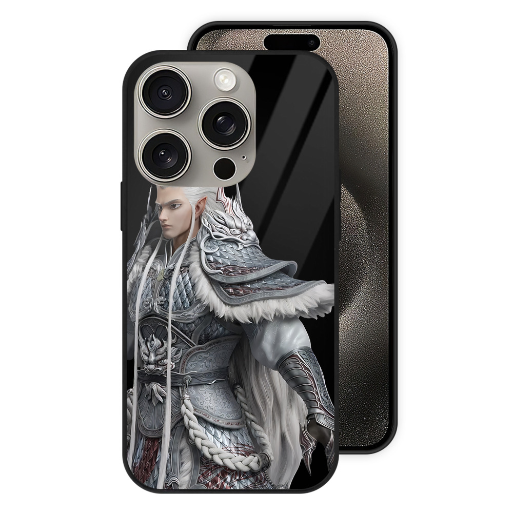 （画像用） Ne Zha 2 ナタ 魔童の大暴れ 【iPhone15Pro対応】スマホケース 耐衝撃＆黄変防止 背面ガラス