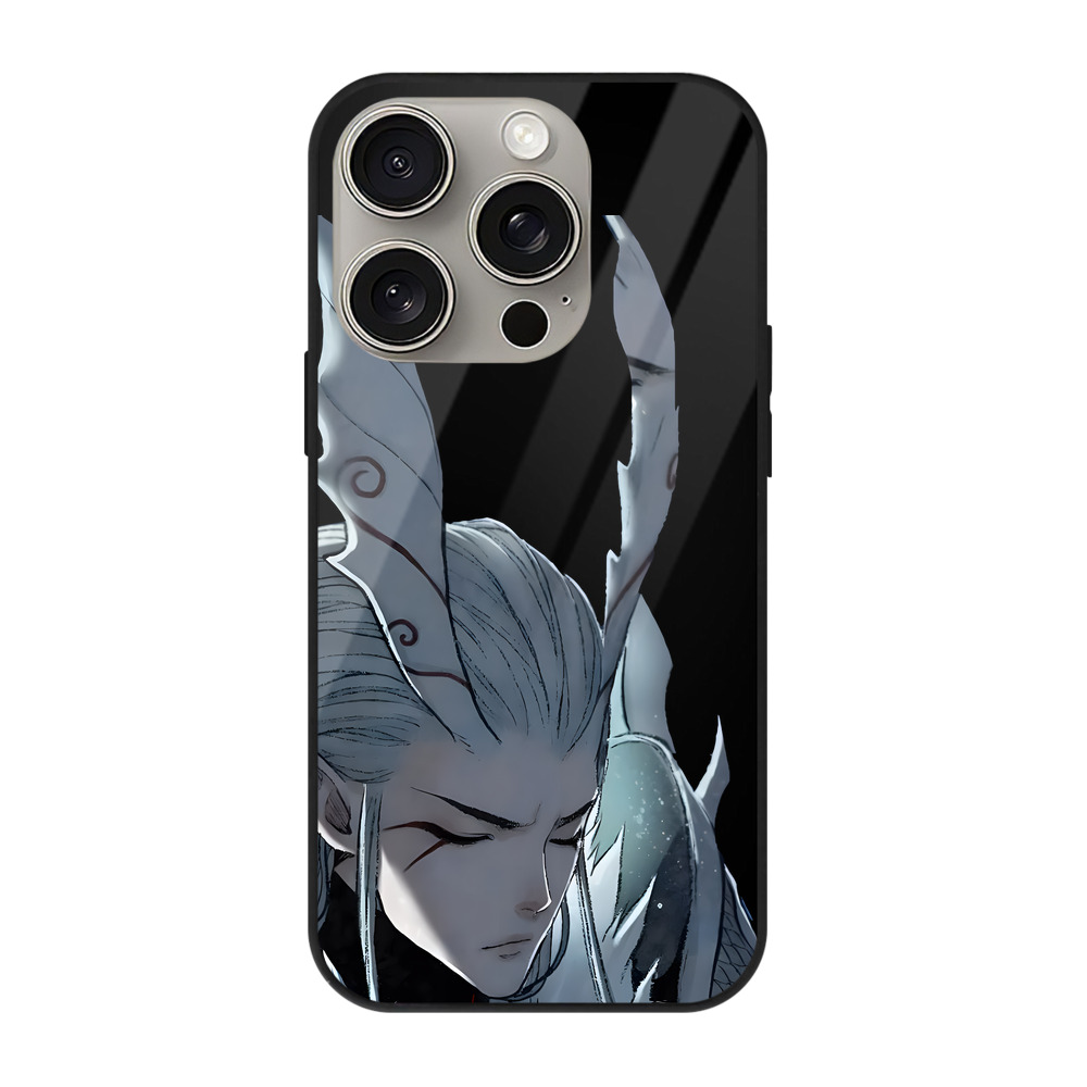 （画像用） Ne Zha 2 ナタ 魔童の大暴れ 【iPhone15Pro対応】スマホケース 耐衝撃＆黄変防止 背面ガラス
