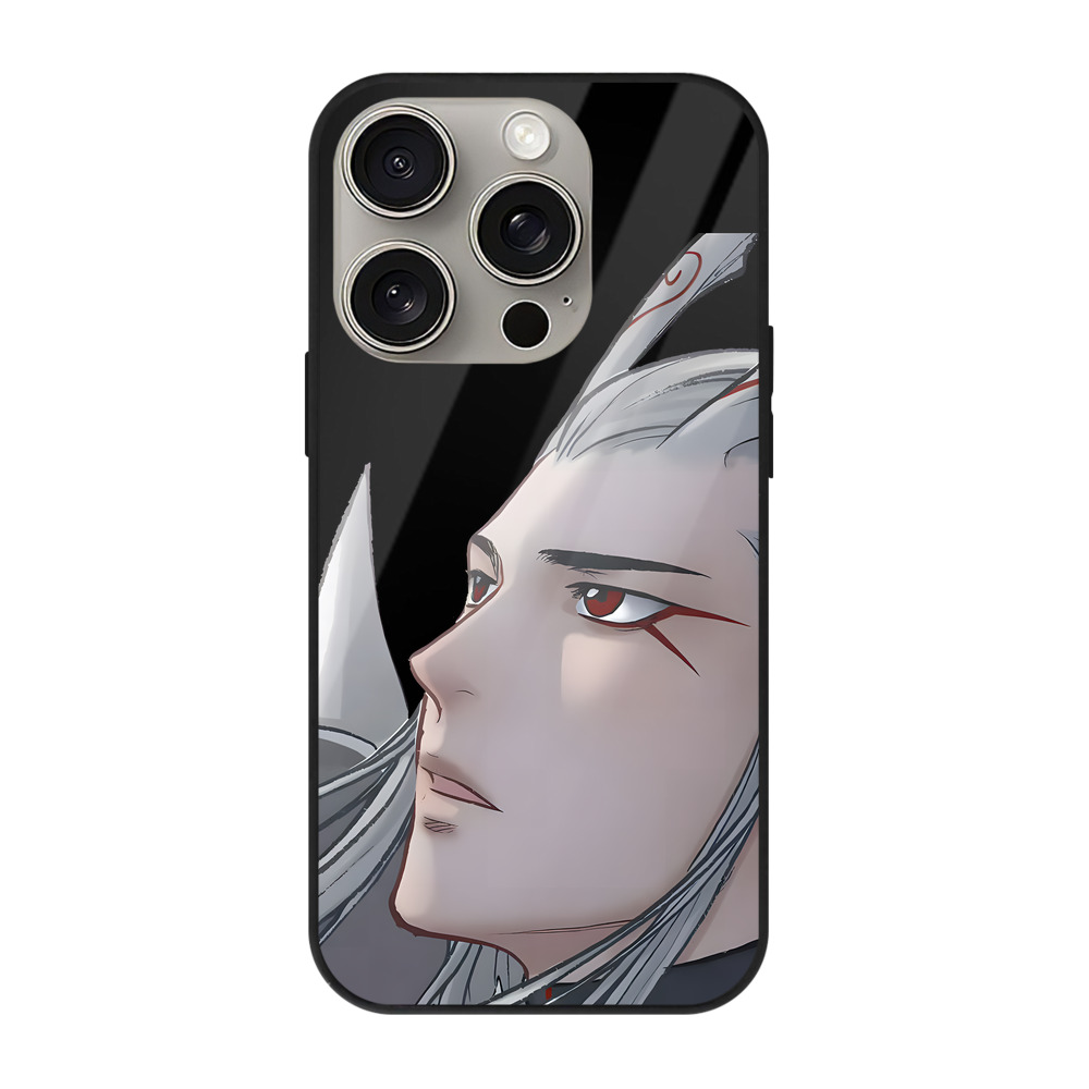 （画像用） Ne Zha 2 ナタ 魔童の大暴れ 【iPhone15Pro対応】スマホケース 耐衝撃＆黄変防止 背面ガラス