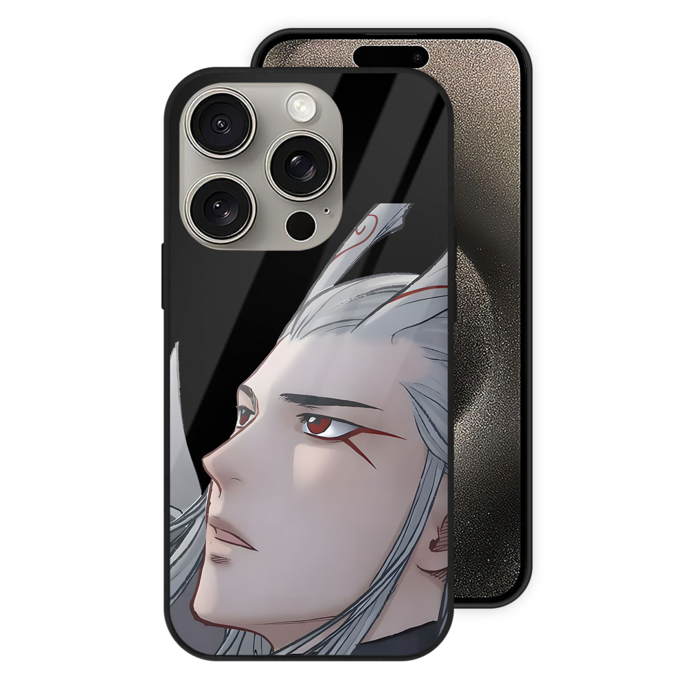 （画像用） Ne Zha 2 ナタ 魔童の大暴れ 【iPhone15Pro対応】スマホケース 耐衝撃＆黄変防止 背面ガラス