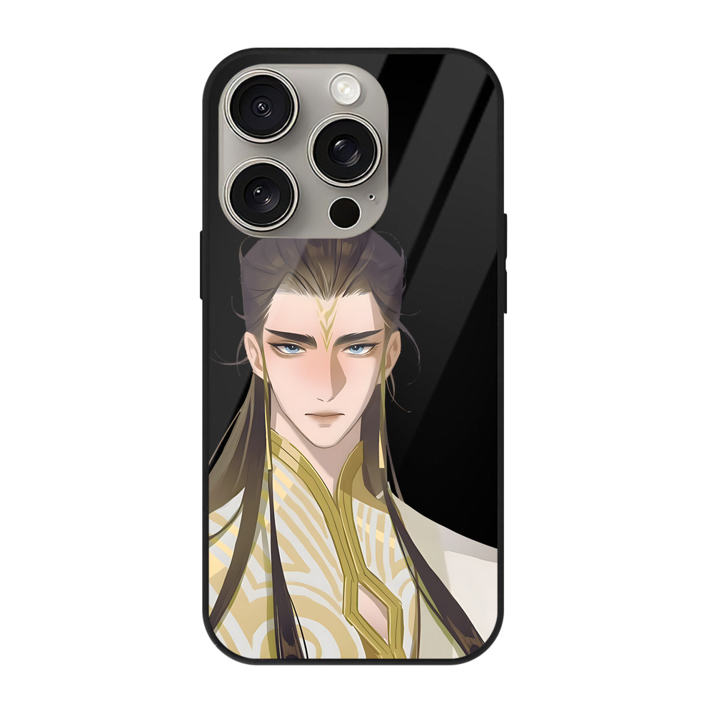 （画像用） Ne Zha 2 ナタ 魔童の大暴れ 【iPhone15Pro対応】スマホケース 耐衝撃＆黄変防止 背面ガラス