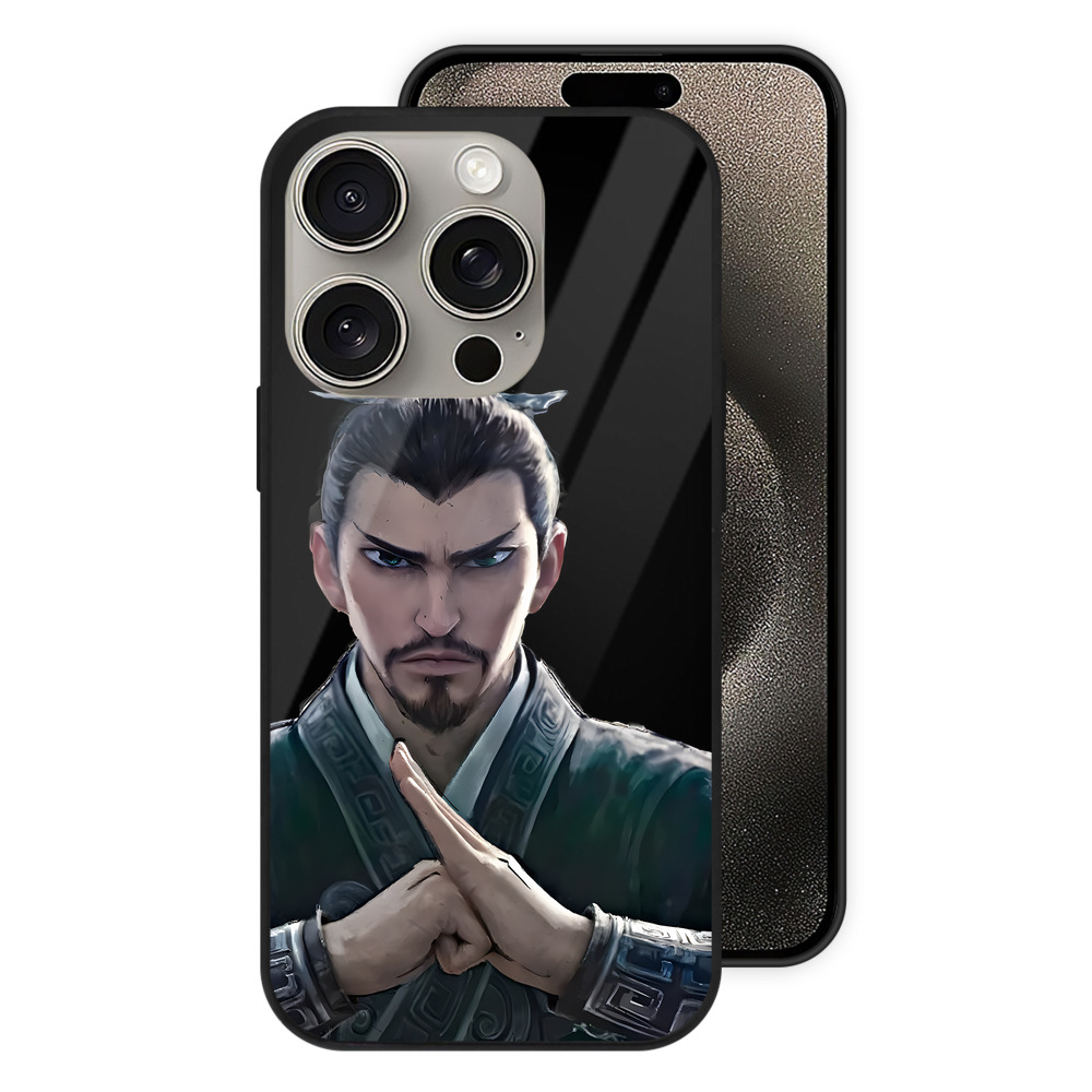 （画像用） Ne Zha 2 ナタ 魔童の大暴れ 【iPhone15Pro対応】スマホケース 耐衝撃＆黄変防止 背面ガラス