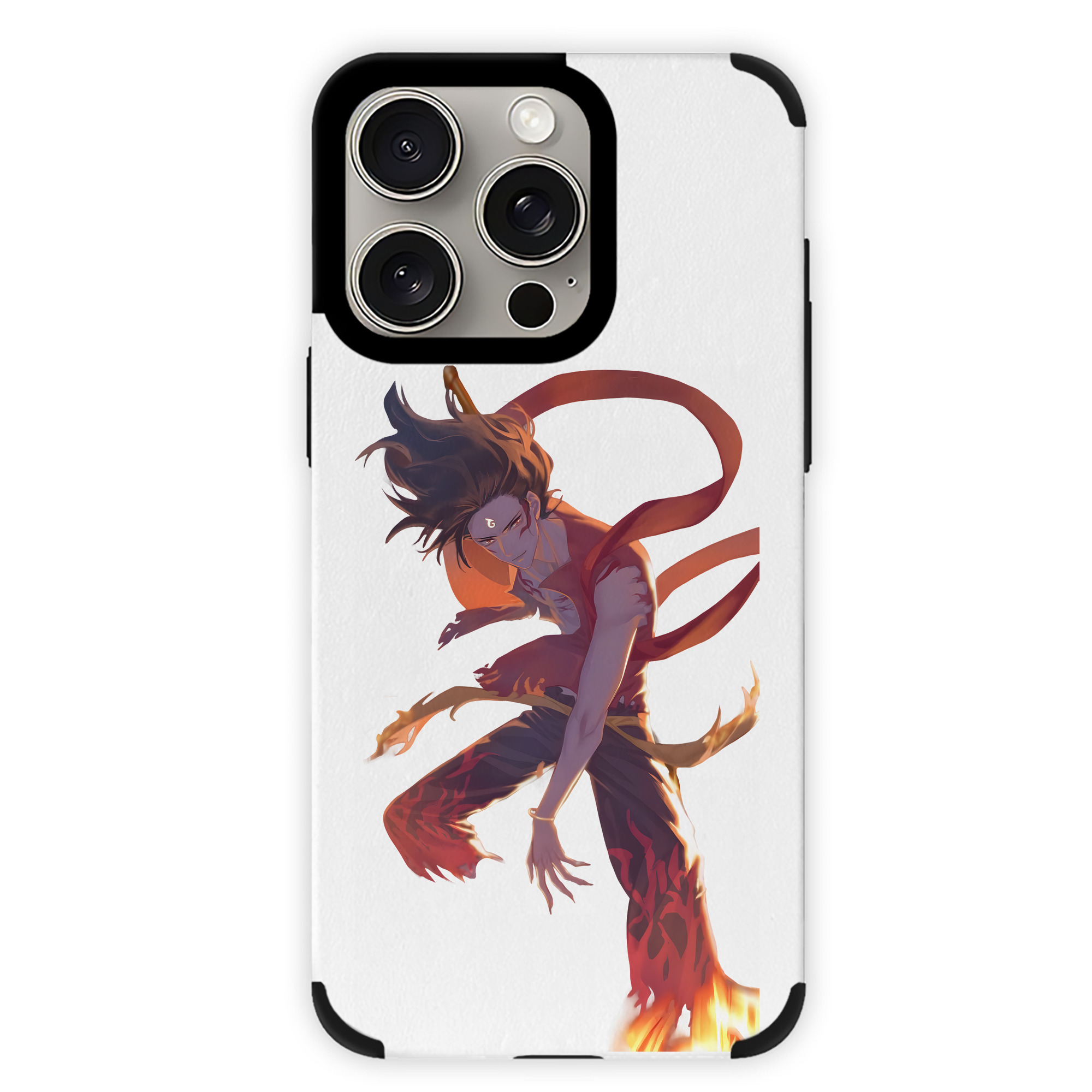 （画像用） Ne Zha 2 ナタ 魔童の大暴れ 【iPhone15ProMax対応】 PUレザー スマホケース 耐衝撃＆黄変防止