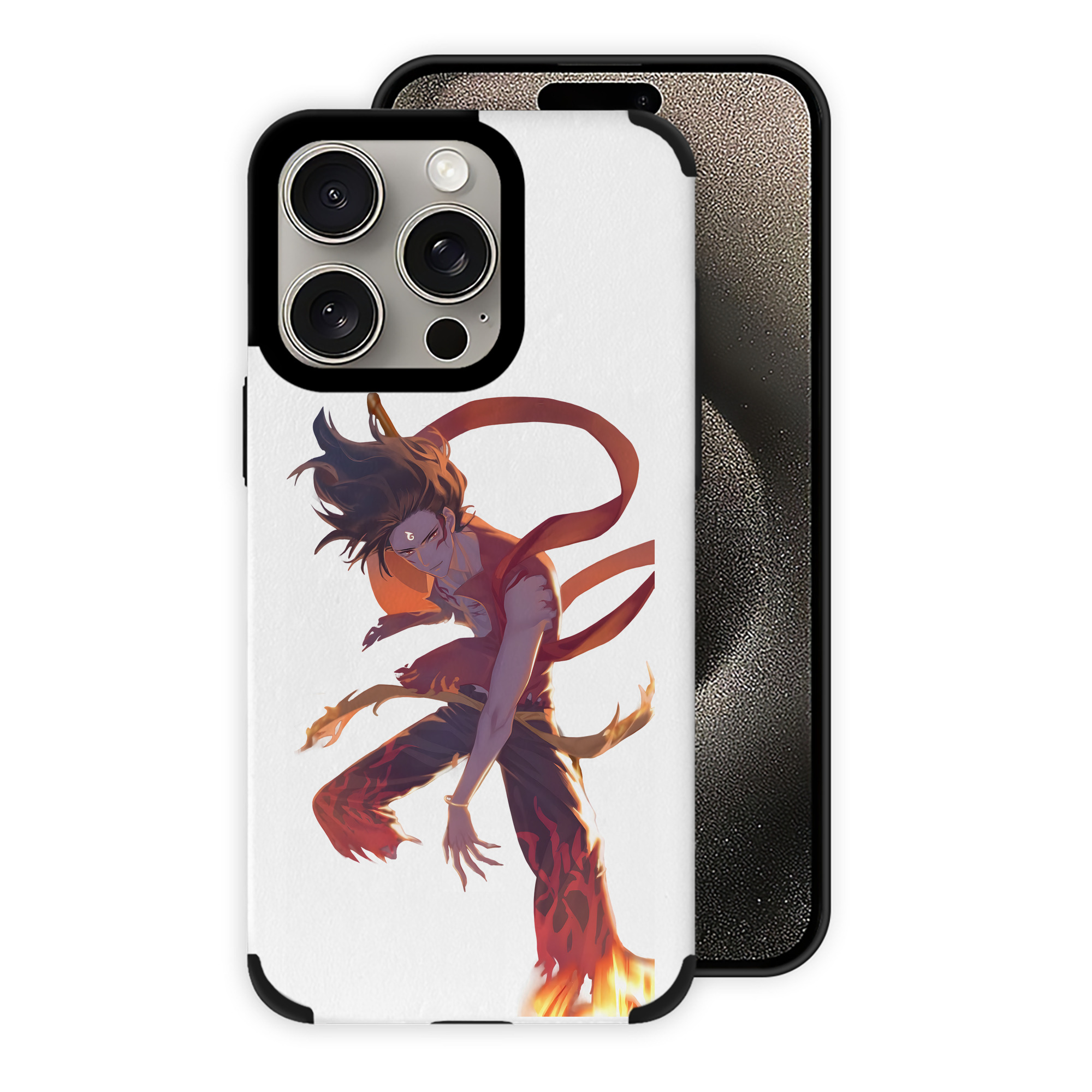（画像用） Ne Zha 2 ナタ 魔童の大暴れ 【iPhone15ProMax対応】 PUレザー スマホケース 耐衝撃＆黄変防止