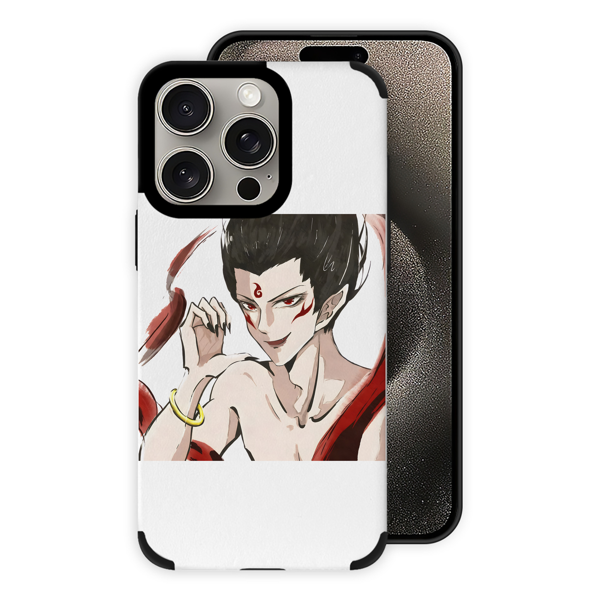 （画像用） Ne Zha 2 ナタ 魔童の大暴れ 【iPhone15ProMax対応】 PUレザー スマホケース 耐衝撃＆黄変防止