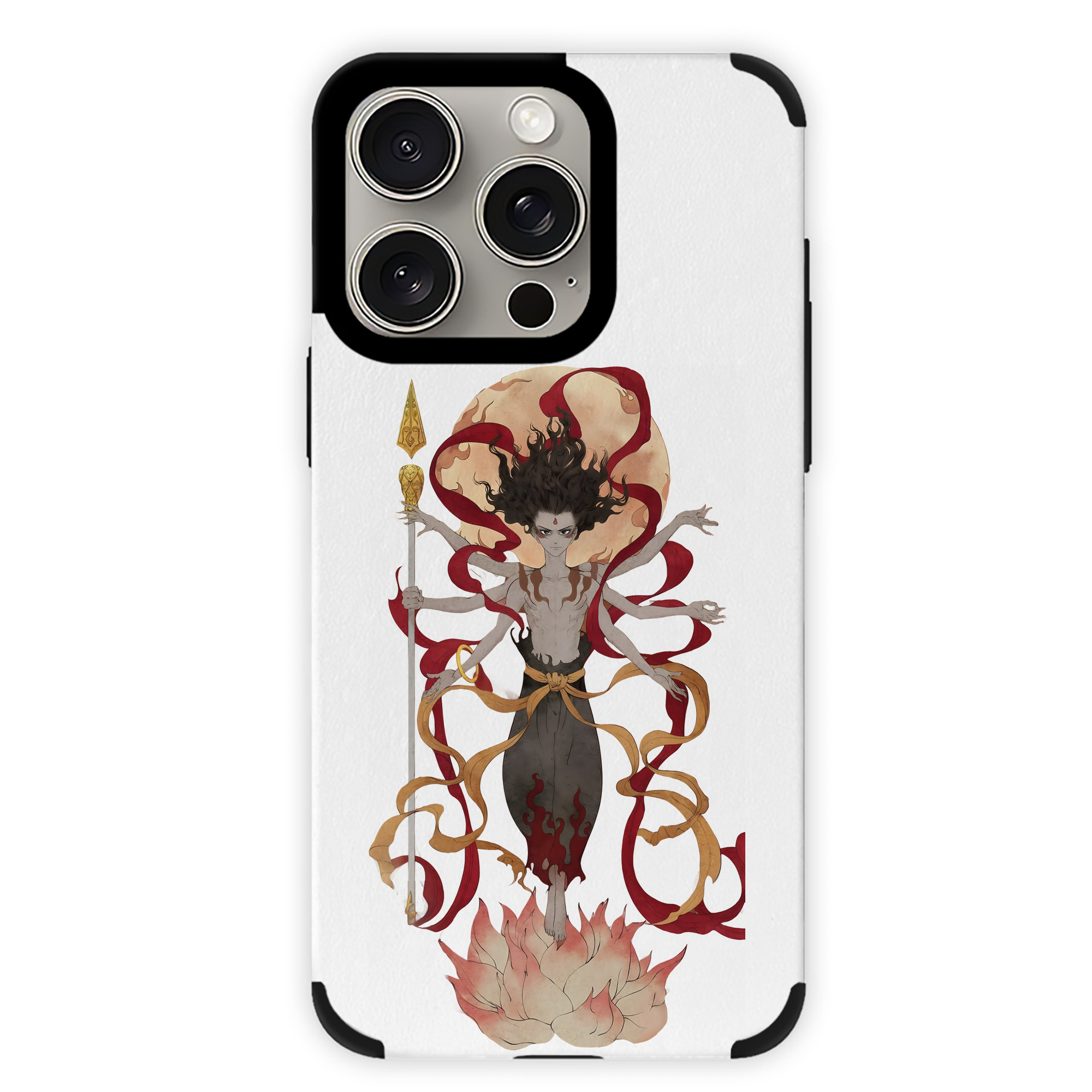 （画像用） Ne Zha 2 ナタ 魔童の大暴れ 【iPhone15ProMax対応】 PUレザー スマホケース 耐衝撃＆黄変防止
