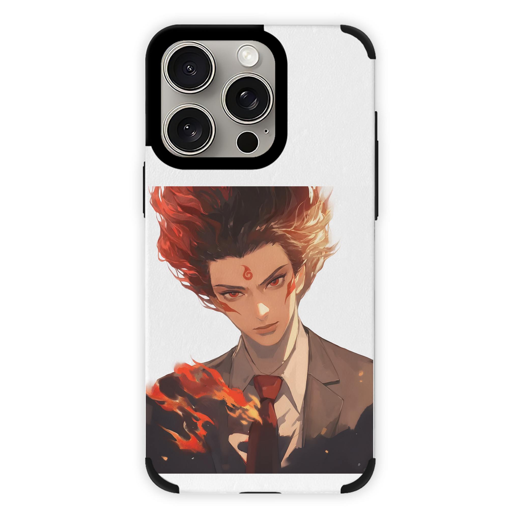 （画像用） Ne Zha 2 ナタ 魔童の大暴れ 【iPhone15ProMax対応】 PUレザー スマホケース 耐衝撃＆黄変防止