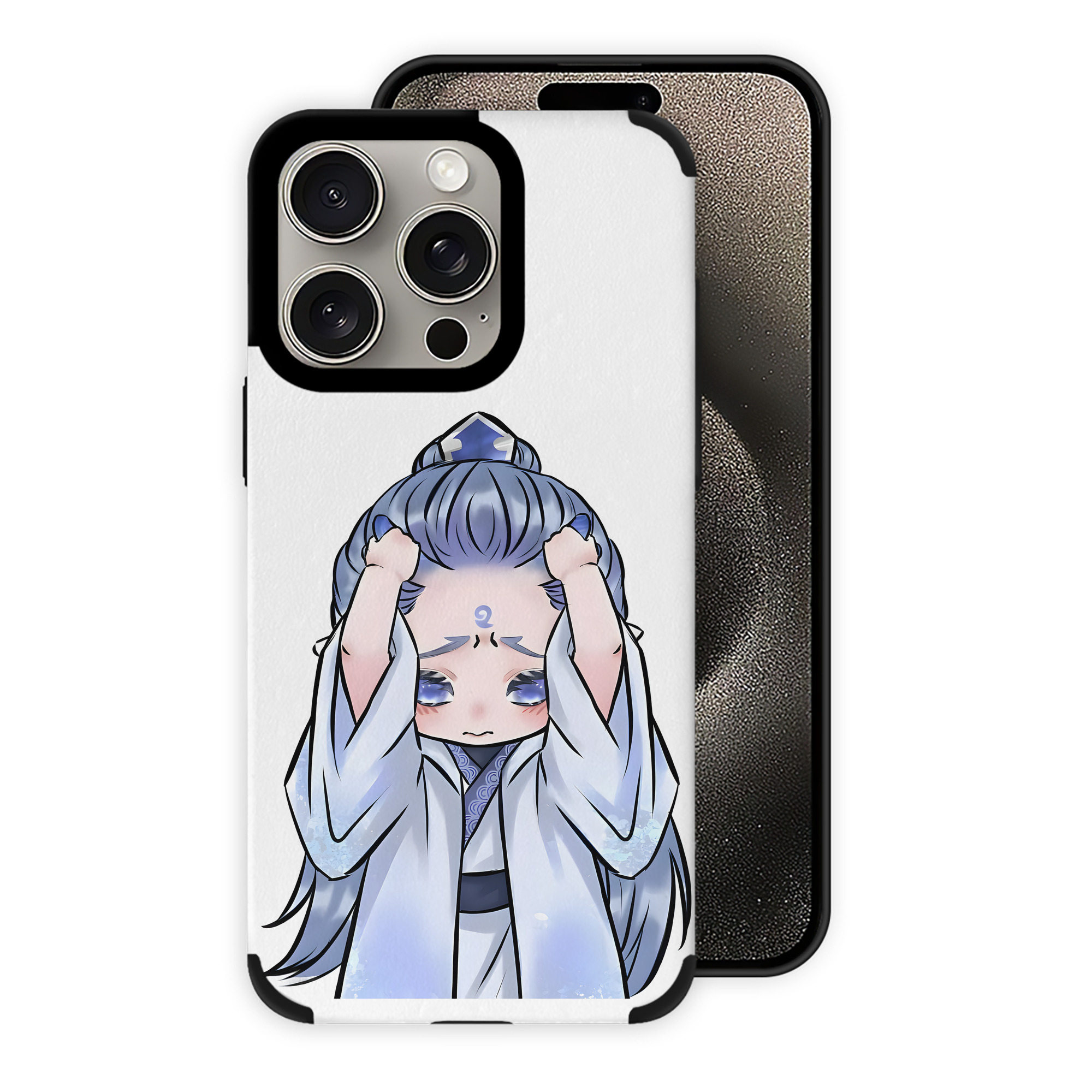 （画像用） Ne Zha 2 ナタ 魔童の大暴れ 【iPhone15ProMax対応】 PUレザー スマホケース 耐衝撃＆黄変防止