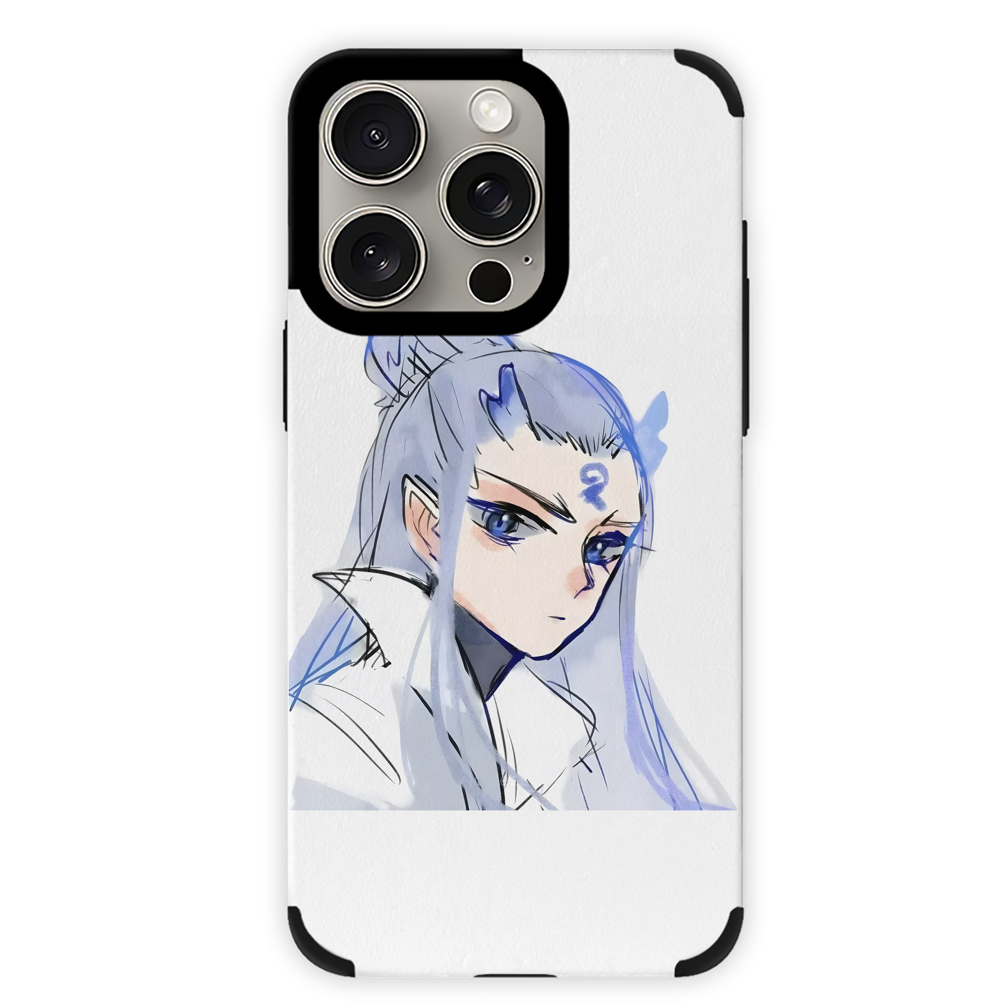 （画像用） Ne Zha 2 ナタ 魔童の大暴れ 【iPhone15ProMax対応】 PUレザー スマホケース 耐衝撃＆黄変防止