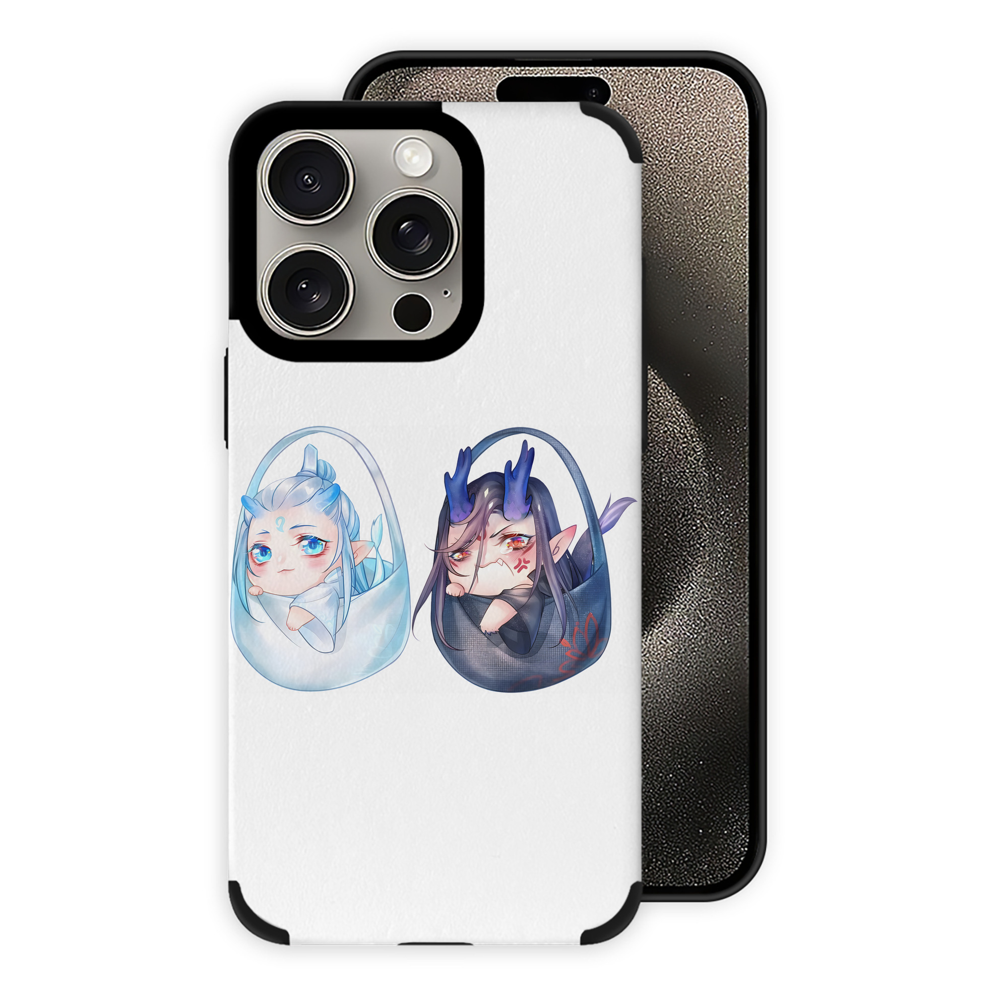 （画像用） Ne Zha 2 ナタ 魔童の大暴れ 【iPhone15ProMax対応】 PUレザー スマホケース 耐衝撃＆黄変防止