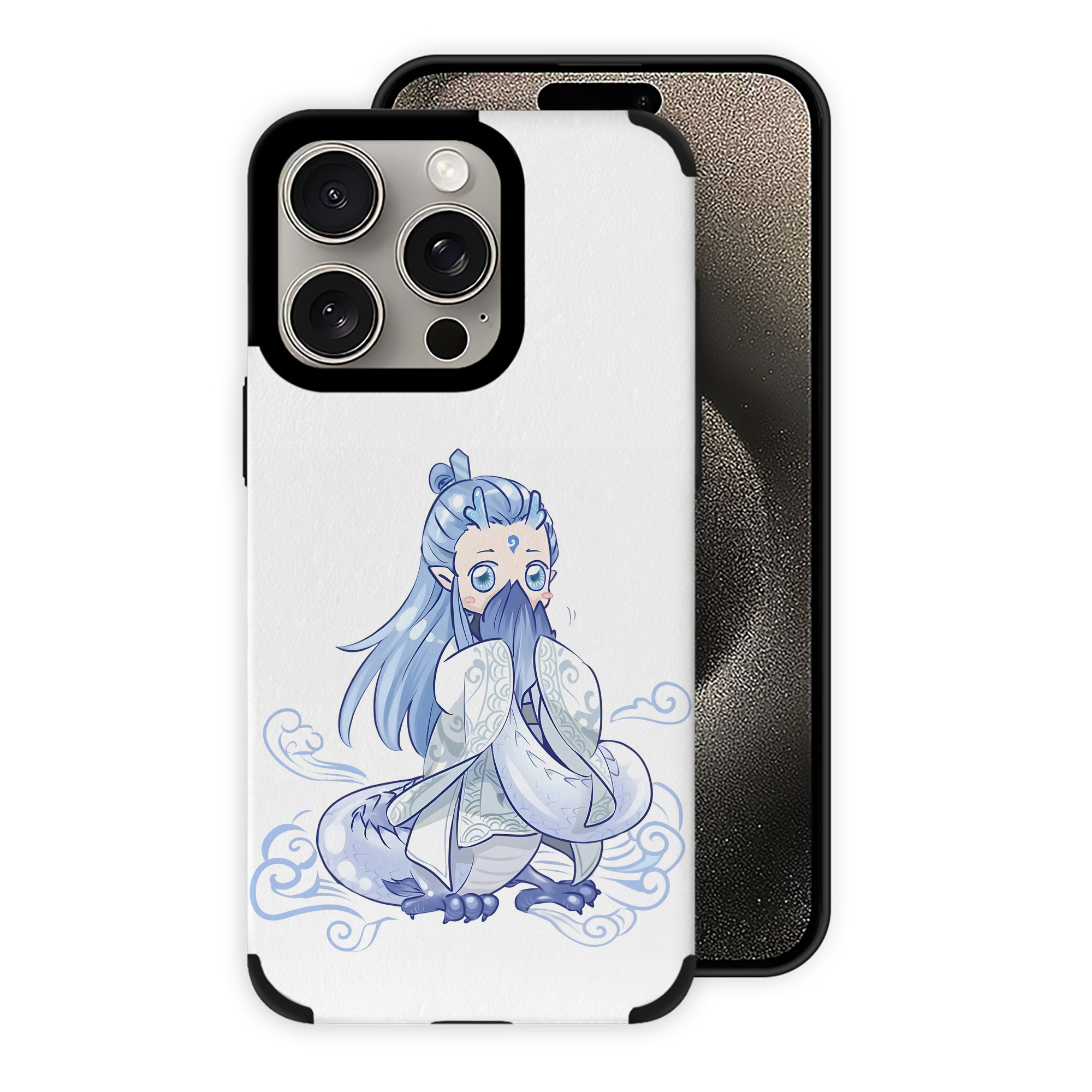 （画像用） Ne Zha 2 ナタ 魔童の大暴れ 【iPhone15ProMax対応】 PUレザー スマホケース 耐衝撃＆黄変防止